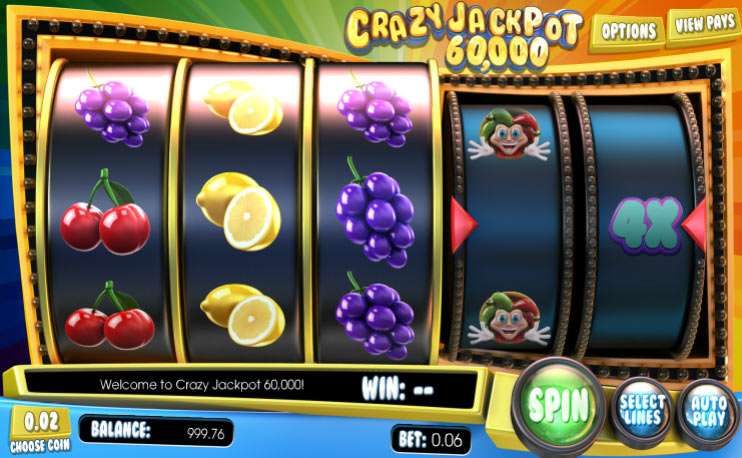 Caça Níquel Crazy Jackpot 60,000
