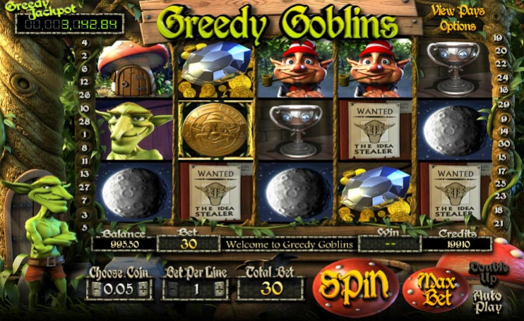 Caça Níquel Greedy Goblins